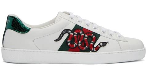 gucci sneakers snake|gucci snake sneakers men.